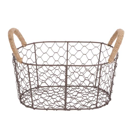 10 Oval Chicken Wire Basket By Ashland Michaels